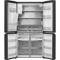 Gorenje Freestanding 4 Doors Refrigerator, 611 Liters, Black, NRM9181SB, Min 1 year manufacturer warranty
