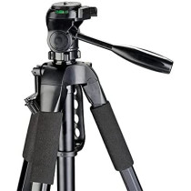 GOSMART TR682AN Portable Aluminum Professional 3-Way Pan/Tilt Head Tripod with Bag, For DSLR And Camcorder Camera, Black