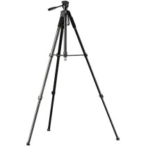 GOSMART TR682AN Portable Aluminum Professional 3-Way Pan/Tilt Head Tripod with Bag, For DSLR And Camcorder Camera, Black
