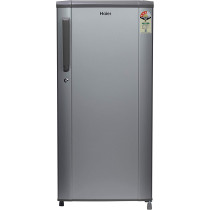 Haier - Single Door Refrigerator Gross 190L / Net 165L- Silver - HRD-190BS