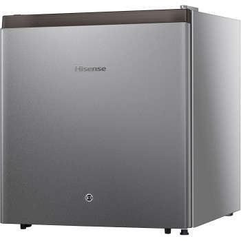 Hisense 42 Liter Compact Single Door Refrigerator, Silver - RR60DAGS0