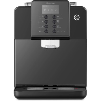 Hisense espresso coffee machine fully automatic 1 year warranty HAUCMBK1S3, Black