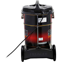Hitachi Drum Vacuum Cleaner 2300 Watts, 21 Liters Dust Capacity, Removable & Washable Filter, Rug-Floor Nozzle With Multi Angle Head, Best For Home, Office & Mosque, MADE IN JAPAN, CV9800YJ240BR