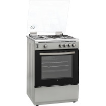 Hoover 60 X 60 Cm, 4 Burners Full Gas Cooker, Silver FGC6060-S1V."Min 1 year manufacturer warranty"