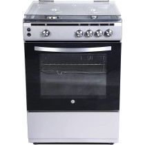 Hoover 60 X 60 Cm, 4 Burners Full Gas Cooker, Silver FGC6060-S1V."Min 1 year manufacturer warranty"