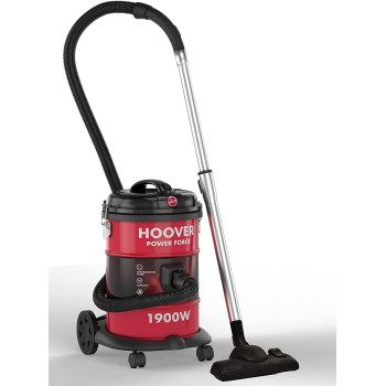 Hoover Powerforce Tank Vacuum Cleaner, Red, 18 Liters, 1900W, HT87-T1-Me"Min 1 Year Manufacturer Warranty"