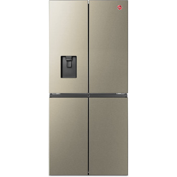Hoover Refrigerator, 4 Door Side By Side, French Door, 572 Liters, No Frost Fridge, Steel Finish, Hxd-H572-S"Min 1 year manufacturer warranty"
