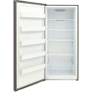 Hoover Upright Freezer Freestanding, 767L (21 CU.FT.), Convertible Freezer to Fridge, Inverter Compressor, No Frost, External LED Control, Stainless Steel Finish, HSFR-H767-S