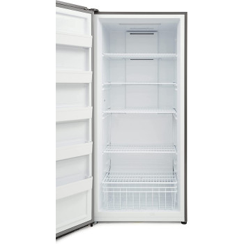 Hoover Upright Freezer Freestanding, 767L (21 CU.FT.), Convertible Freezer to Fridge, Inverter Compressor, No Frost, External LED Control, Stainless Steel Finish, HSFR-H767-S