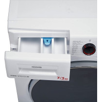 Hoover Washer Dryer 7/5 Kg, Fully Automatic Front Loading Combo Washing Machine, White, ‎HWD-V7512-W, Min 1 year manufacturer warranty