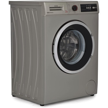 Hoover Washing Machine Front Load Fully Automatic, 7 Kg 1000 Rpm, Silver, Made In Turkey, HWM-V710-S, Min 1 year manufacturer warranty