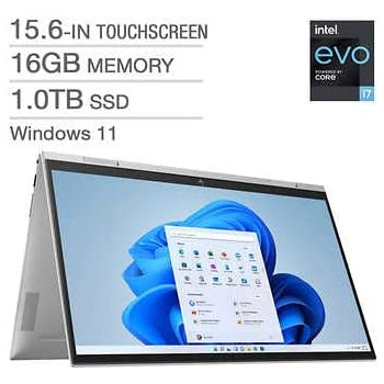 HP Envy 15 12th Generation Core I7-1260P 16GB RAM 1TB SSD 15.6" FHD IPS (Es2003Ca), Silver