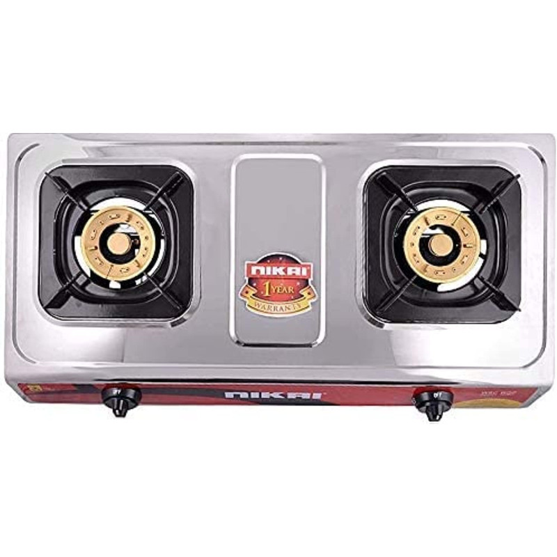 Nikai SS 2 BURNER GAS STOVE NG942T