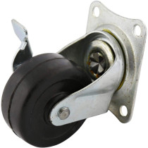 Caster Wheel Nylon with Plate and Brake