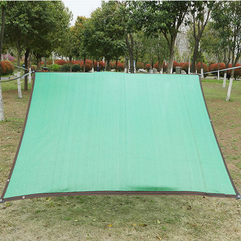 ZWYSL Sun Sail Shade Net Tear-Resistant Buttonhole Is Firm Outdoor Shelter for Garden Awnings Patios 21size ZWYSL (Color : Green)