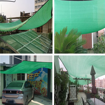 ZWYSL Sun Sail Shade Net Tear-Resistant Buttonhole Is Firm Outdoor Shelter for Garden Awnings Patios 21size ZWYSL (Color : Green)