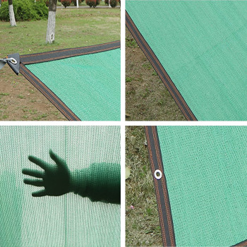 ZWYSL Sun Sail Shade Net Tear-Resistant Buttonhole Is Firm Outdoor Shelter for Garden Awnings Patios 21size ZWYSL (Color : Green)