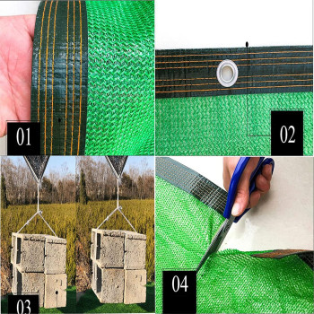 ZWYSL Shade Netting Sunblock 90% Shading Rate Greenhouse Shading Garden Flower Plant ZWYSL, Green