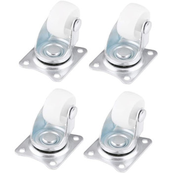 Zouminyy Wear Resistant Swivel Caster Less Noise Trolley Wheel Chairs Small Trolleys for Desks Luggage Cases