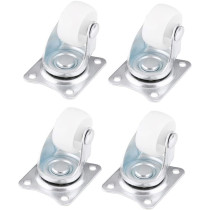 Zouminyy Wear Resistant Swivel Caster Less Noise Trolley Wheel Chairs Small Trolleys for Desks Luggage Cases