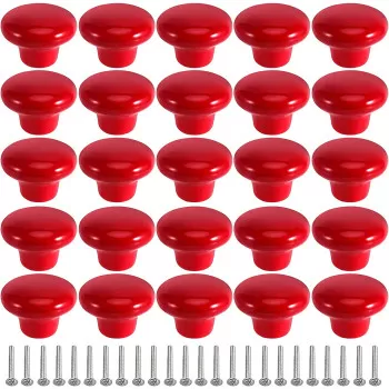 ZOENHOU 20 PCS Red Ceramic...