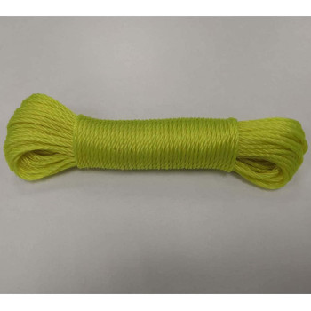 ZHCHL 1 PC Tarpaulin Nylon Tying Rope 1PCS, 3mm Thickness x 20m Length Nylon Rope Cord String Washing Line Climbing Traction Tying Shade Net Rope/Random Color