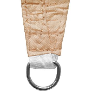 ZER ZertyIre Sun Shade Sail 6.6ft x 13ft, Polyester Rectangular Outdoor Courtyard Garden Waterproof and UV-Proof With 4 Tie Ropes Outdoor Patio Carport (2x4m)