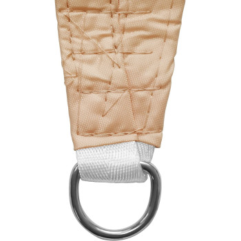 ZER ZertyIre Sun Shade Sail 13ft x 19.6ft, Polyester Rectangular Outdoor Courtyard Garden Waterproof and UV-Proof With 4 Tie Ropes Outdoor Patio Carport (4x6m)