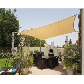 YSHCA Shade Fabric, 85% Shading Rate Shade Cloth, Polyethylene Heavy Duty Shade Sails Sunblock Net for Garden Cover Flowers Plants Patio,Beige