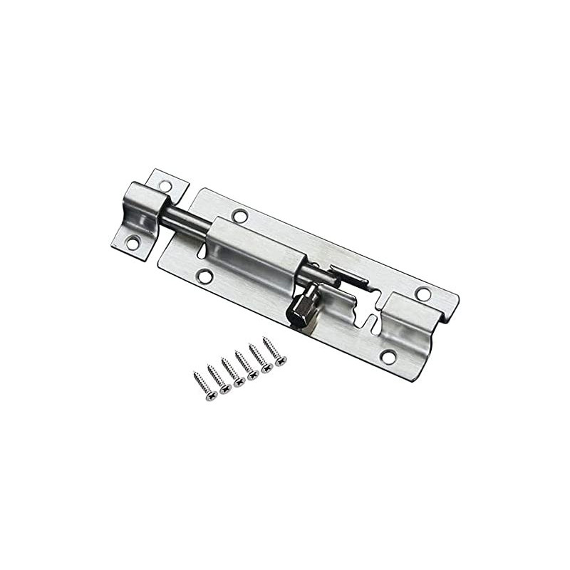 YIMIDM Door Bolts, Stainless Steel Latch Sliding Door Lock, Surface Mounted Slide Bolt for All Types of Internal Doors
