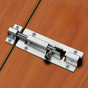 YIMIDM Door Bolts, Stainless Steel Latch Sliding Door Lock, Surface Mounted Slide Bolt for All Types of Internal Doors
