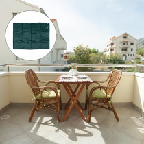 YARNOW Privacy Screen Fence Heavy Duty Fencing Mesh Shade Net Windscreen Cover Fabric Shade Tarp Netting Cloth Room Divider for Outdoor Back Yard Wall Garden Green