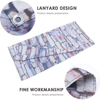 YARNOW Privacy Screen Fence Heavy Duty Brick Pattern Fencing Mesh Shade Net Windscreen Cover Fabric Shade Tarp Netting Cloth Room Divider for Outdoor Back Yard Wall Garden