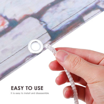 YARNOW Privacy Screen Fence Heavy Duty Brick Pattern Fencing Mesh Shade Net Windscreen Cover Fabric Shade Tarp Netting Cloth Room Divider for Outdoor Back Yard Wall Garden