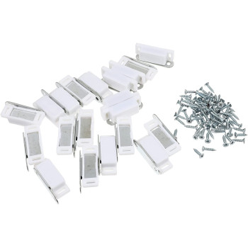 YARNOW 20pcs Cabinet Magnets Magnetic Door Closure Catch For Kitchen Bathroom Cupboard Wardrobe Closet Closures Cabinet Door Drawer Latch
