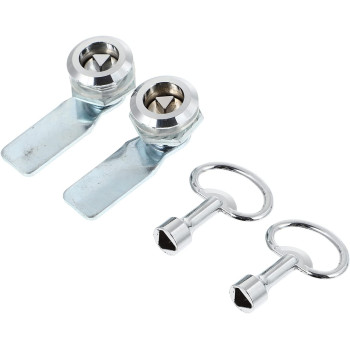 YARNOW 2 Sets Cabinet Lock Utility Key Set Distribution Box Triangle Lock Spanner Key for Panel Lock