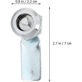 YARNOW 2 Sets Cabinet Lock Utility Key Set Distribution Box Triangle Lock Spanner Key for Panel Lock