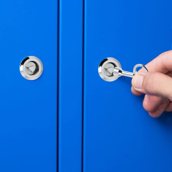 YARNOW 2 Sets Cabinet Lock Utility Key Set Distribution Box Triangle Lock Spanner Key for Panel Lock