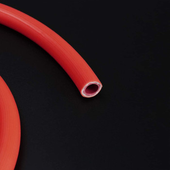 Yardwe Rubber Gas Pipe Tubing Quick Connect/Disconnect Hose Assembly with 2 Fittings (Orange, 150cm)