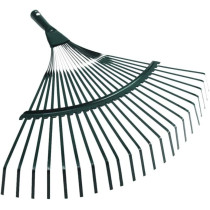 Yardwe Leaf Rake Shrub Rake Garden Leaf Clean Up Tools for Weed Deciduous Grass (Green)