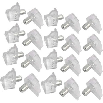 X-DREE Cupboard Cabinet Shelf Support Pegs Pins Bracket Holder Clear 5mm Dia 20PCS (61d2064d-a222-11e9-8d7c-4cedfbbbda4e)