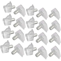 X-DREE Cupboard Cabinet Shelf Support Pegs Pins Bracket Holder Clear 5mm Dia 20PCS (61d2064d-a222-11e9-8d7c-4cedfbbbda4e)