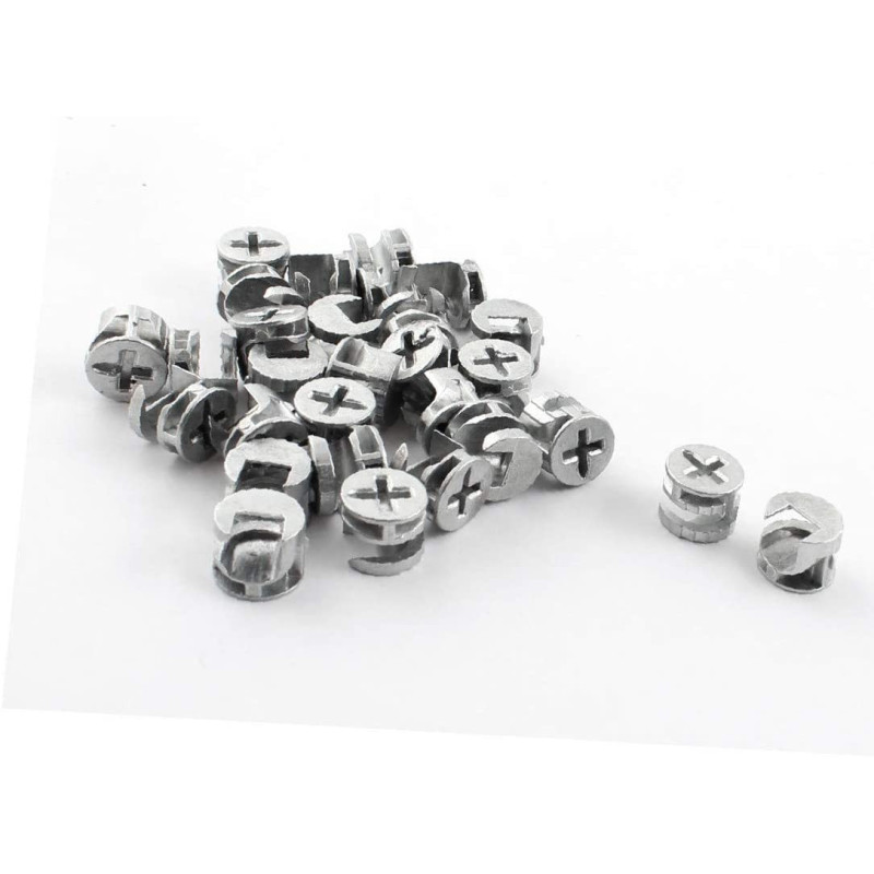 X-DREE 29 Pieces Furniture Cabinet Glass Silver Tone Shelf Support Holder Pins (57562856-a222-11e9-8d7c-4cedfbbbda4e)