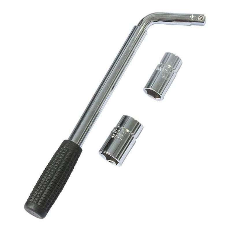 Xcessories Wheel Maser Wrench 0.5 Inch, Black and Silver