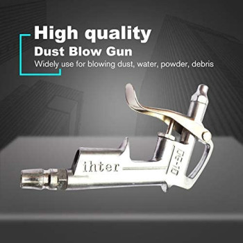 wordsorroyea DG-10 Air Blow Gun Pistol Trigger Cleaner Compressor Dust Blower (8in)