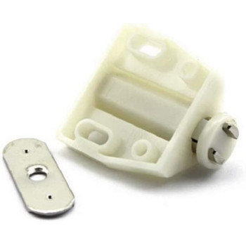 WANLIAN Magnetic Sliding Door Heavy-Duty Touch Door Lock Cabinet Sliding Door Lock and snap Sliding Door Magnetic Buckle RV Drawer Closer Kitchen Cabinet Door Closing (Black 1)