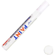 Walmeck Waterproof Pen Car Tyre Tire Tread Rubber Metal Permanent Paint Markers Graffiti Oily Marker Pen(White)