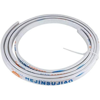 walmeck Curtain Rails with Pulleys, Mounting Plates and Seals