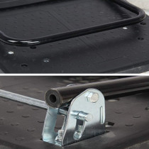 Folding Hand Cart Platform Trolley 500 Kg Capacity Platform Truck Multi-Functional Folding Barrow For Easy Transportation (Color : Blue#A, Size : 109X64X86CM)