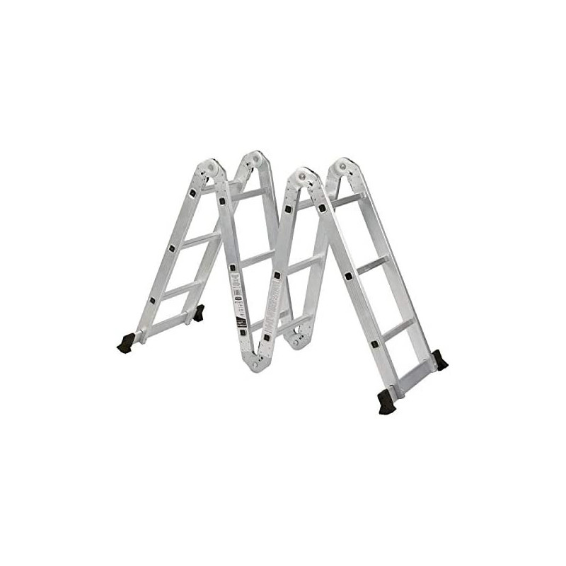 Multipurpose Aluminium Ladder Folding Type 3.7 Mtr, 12 Step